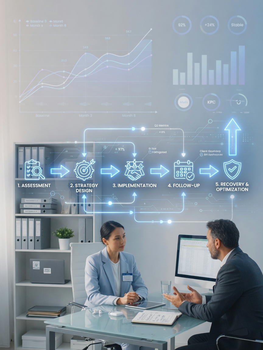Standardized processes improve profit margins and delivery efficiency more than relying on attitude alone